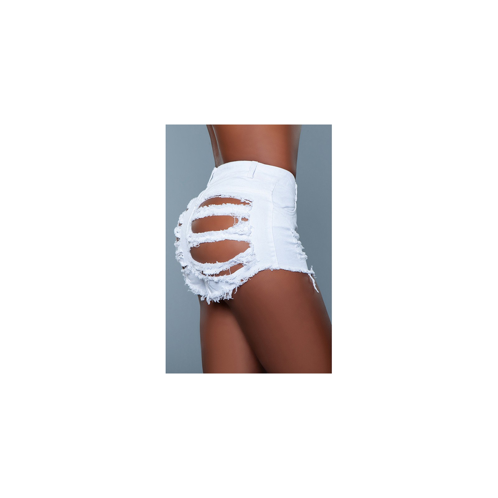 BeWicked Curves For Days Shorts White S