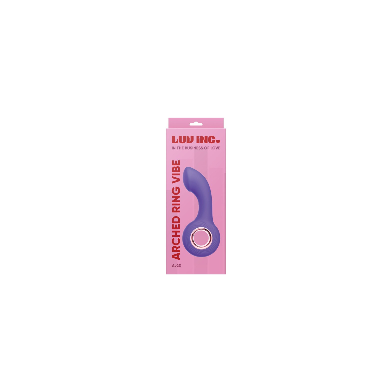 Vibrador Arqueado Luv Inc AV23 con 12 Modos de Vibración