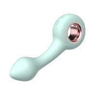 Vibrador de Anillo con Punta Puntiaguda Luv Inc Pt16 Verde - Placer Dirigido para el Punto G