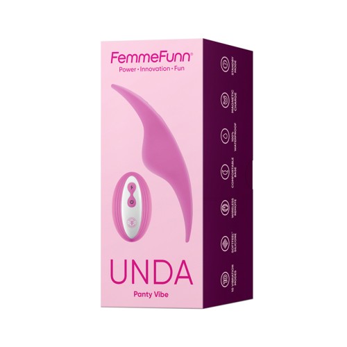 Vibrador de Panty FemmeFunn Unda Rosa - Potente y Cómodo