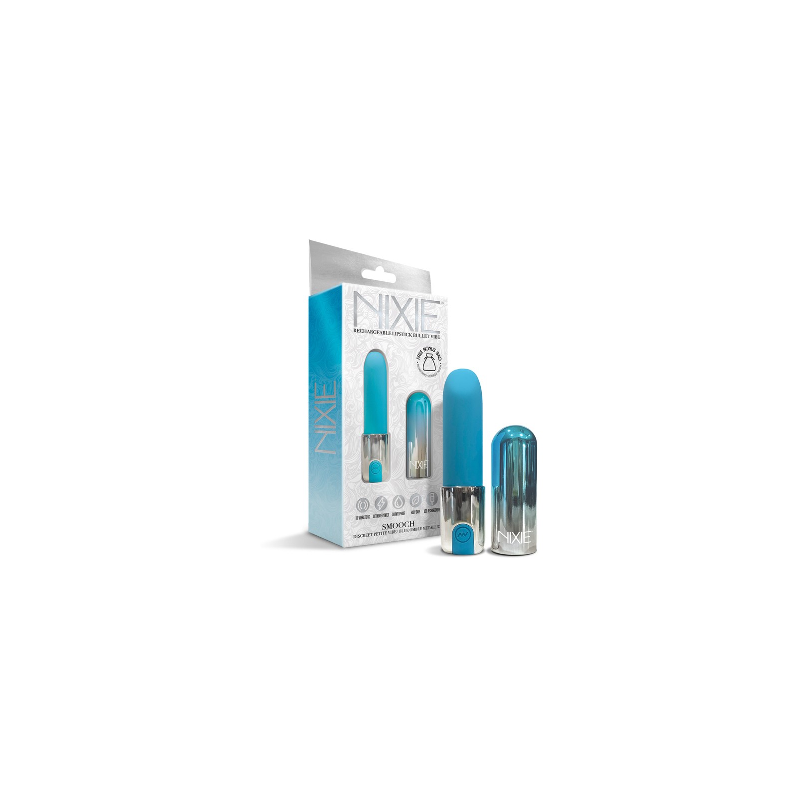 Nixie Smooch Lipstick Vibrator - Discreet Pleasure