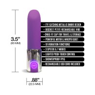 Nixie Smooch Lipstick Vibrator - Rechargeable Purple