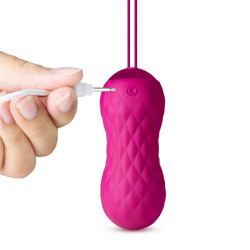 Blush Carina Velvet - Vibrador con 7 Funciones de Rotación y Control Remoto