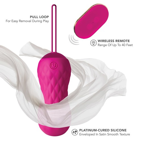 Blush Carina Velvet - Vibrador con 7 Funciones de Rotación y Control Remoto