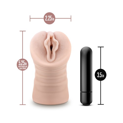 EnLust Destini Vibrating Stroker Beige