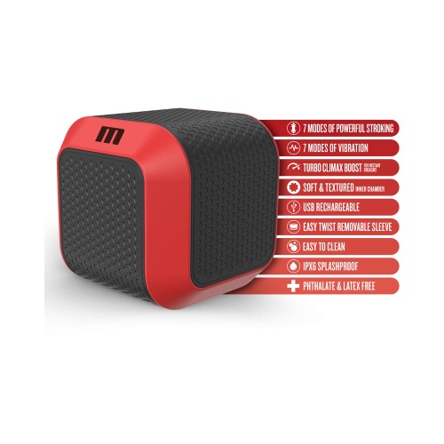 M for Men SlamBox Rojo - Placer Masculino Supremo