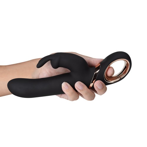 Vibrador Gyrante Conejo Blush Victoria Negro