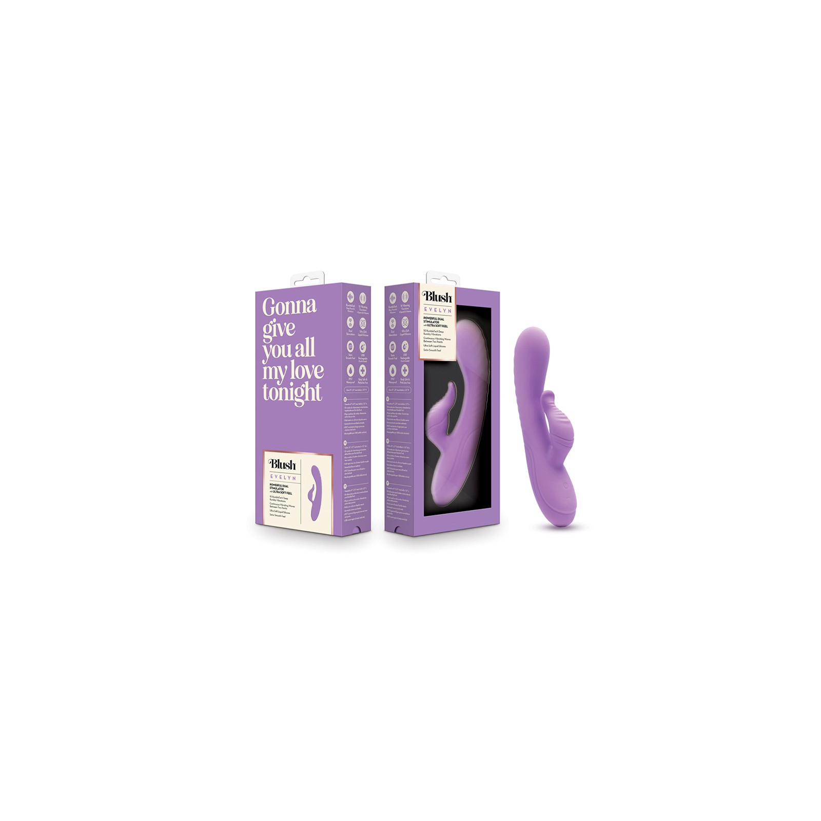 Blush Evelyn Rabbit Vibrator