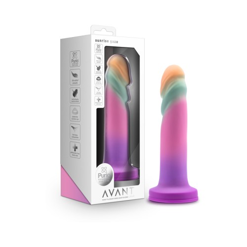 Dildo Avant Sunrise Gaze de 7.5 in. Sherbet