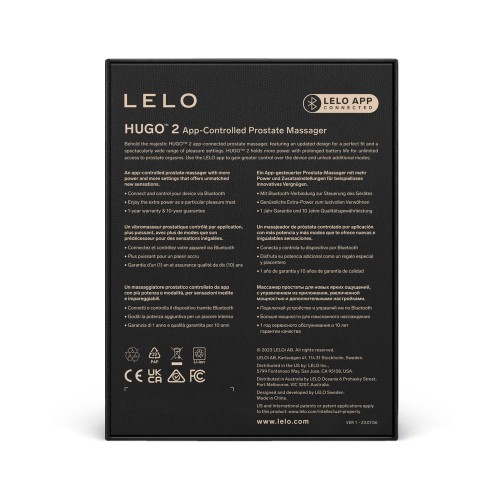 LELO HUGO 2 Prostate Massager for Ultimate Pleasure