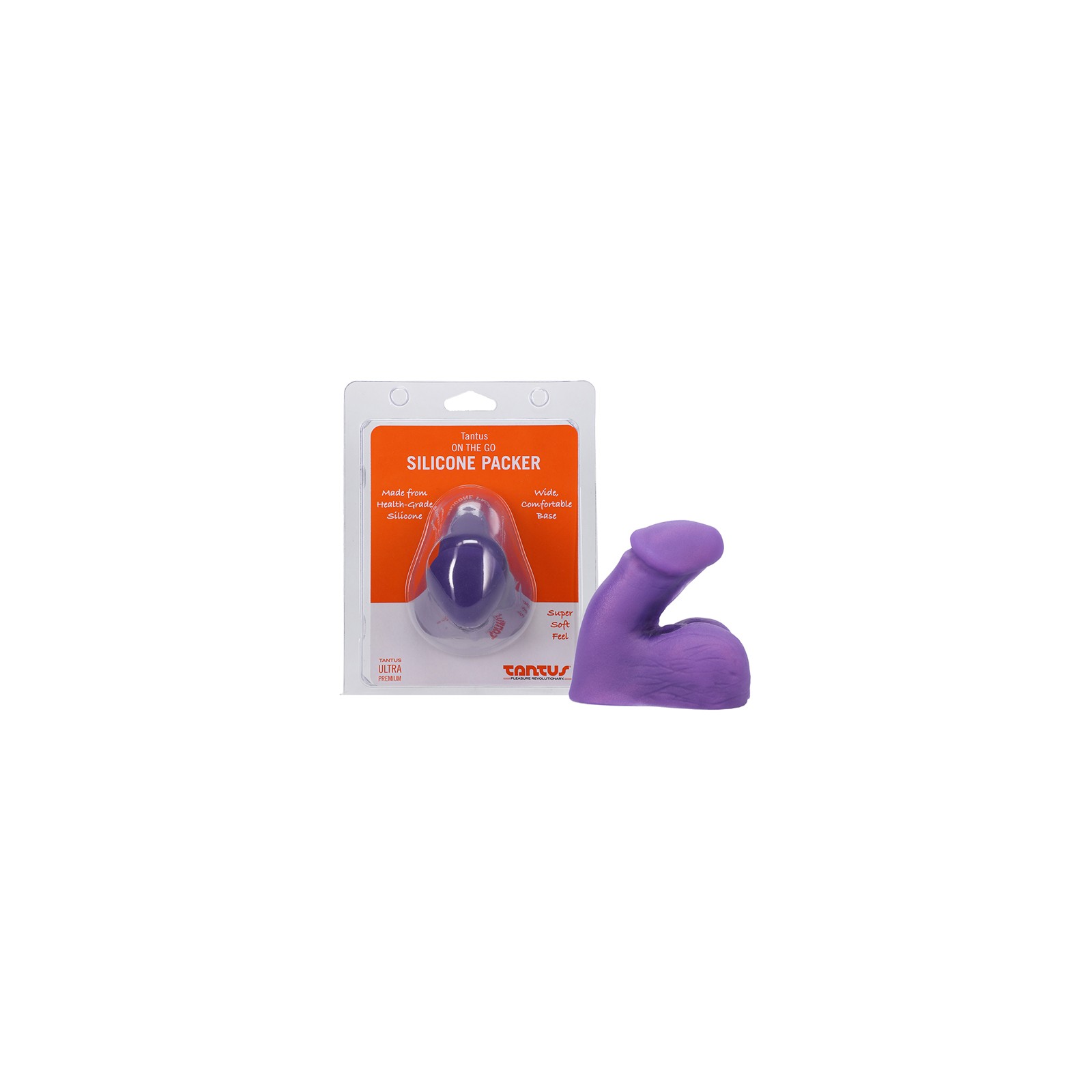 Tantus On The Go Silicone Packer Amethyst (Clamshell)