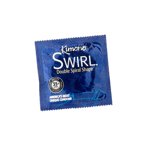 Paquete de 12 Condones Kimono Swirl