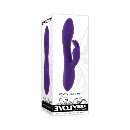 Evolved Wavy Rabbit Rechargeable Dual Stimulator for Deep Pleasure