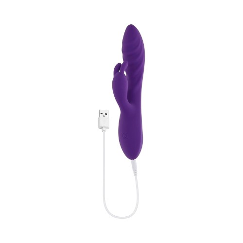 Evolved Wavy Rabbit Rechargeable Dual Stimulator for Deep Pleasure