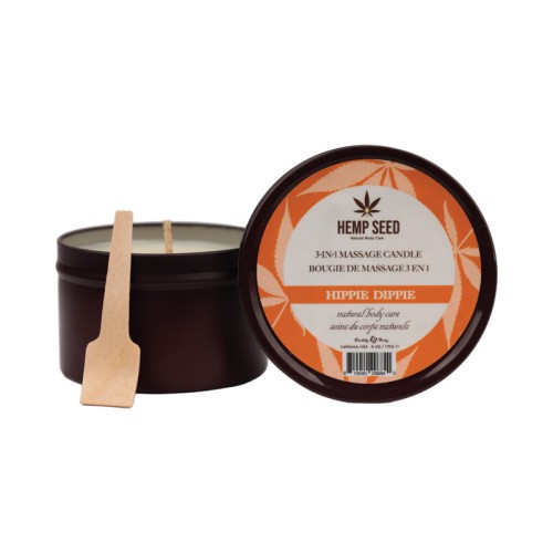 Earthly Body Hemp Seed 3-in-1 Massage Candle