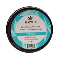 Hemp Seed Massage Candle for Relaxing Experiences