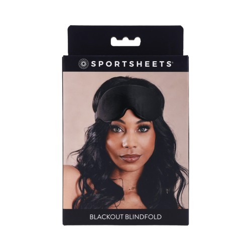 Sportsheets Blackout Blindfold - Elevate Sensory Experience