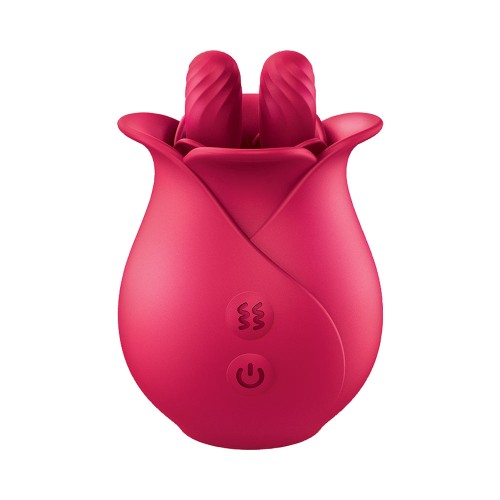 Clit-Tastic Tulip Finger Massager Red