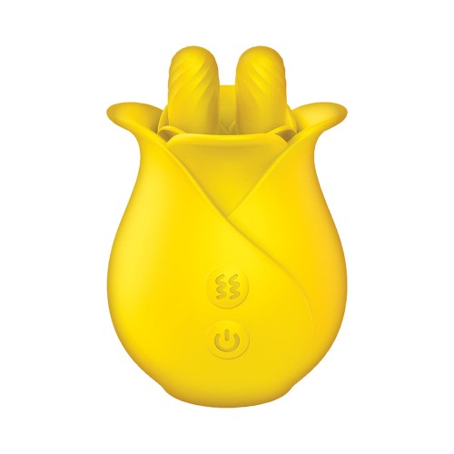 Clit-Tastic Tulip Finger Massager Yellow - Ultimate Pleasure