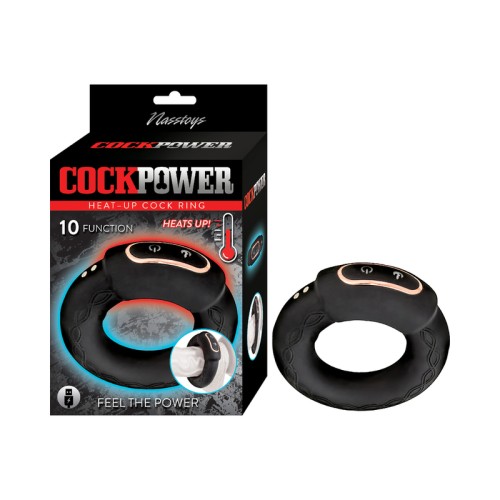 Anillo para el Pene Calentable Cockpower Negro