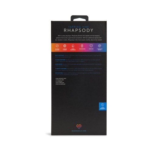 Nu Sensuelle Rhapsody Tapping Vibe - 10 speeds & waterproof