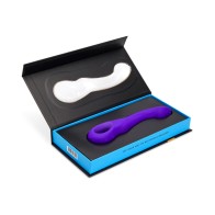 Nu Sensuelle Rhapsody Vibrador de Golpecitos Púrpura - Placer Definitivo