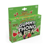 Tanga y Sujetador Gummy Dulce y Ácido - Diversión Deliciosa