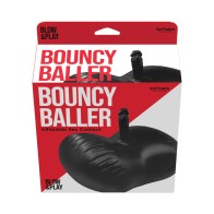 Bouncy Baller Cojín Inflable con Dildo y Bomba de Pie