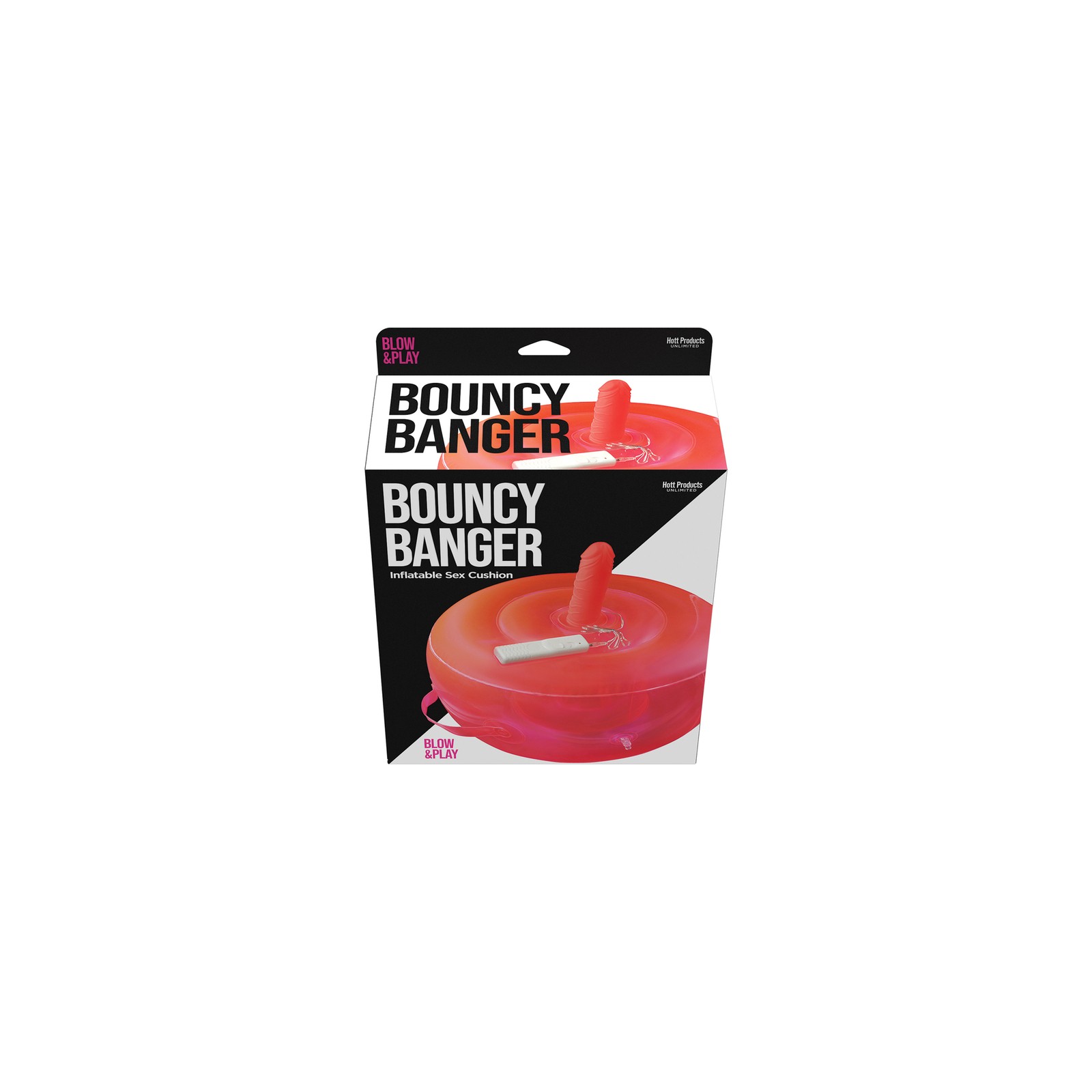 Bouncy Banger Inflatable Cushion with Vibrator