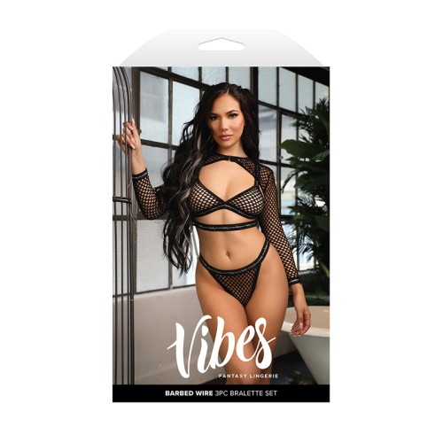 Conjunto Fantasy Lingerie Vibes Barbed Wire