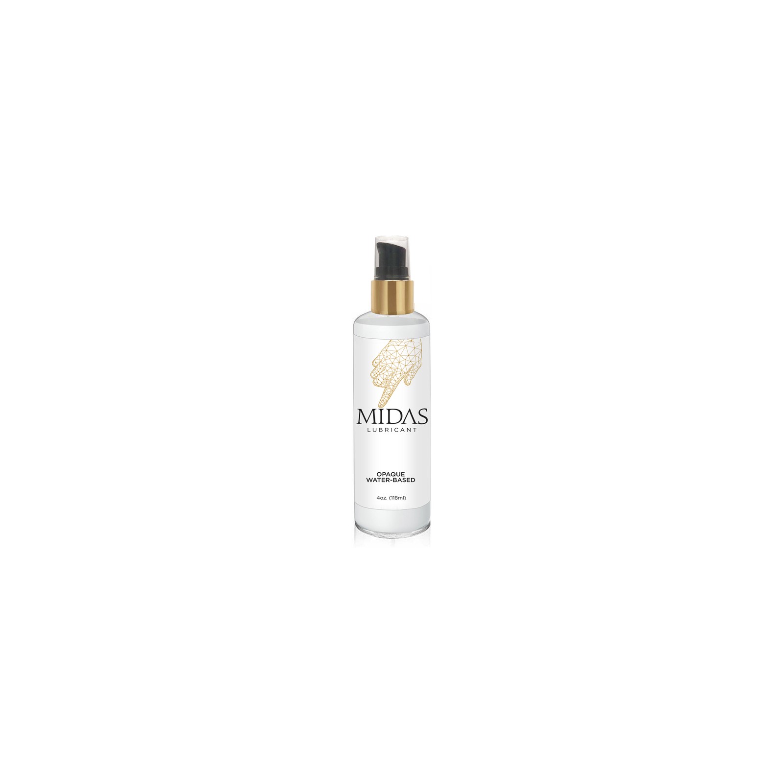 Midas Opaque Water-Based Lubricant 4 oz - Intimate Pleasure