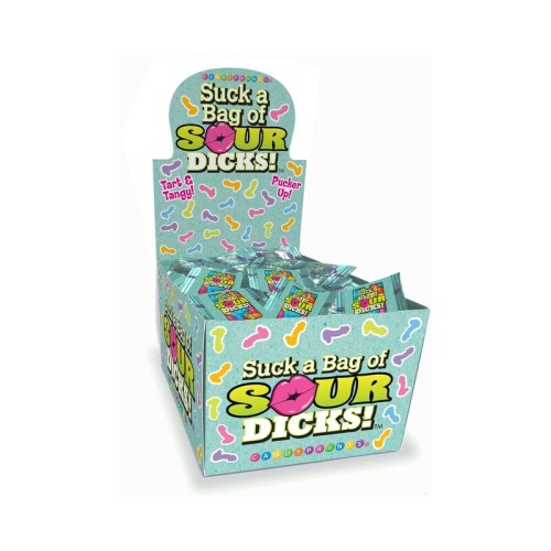 Suck A Bag Of Sour Dicks Candy 100-Piece Display