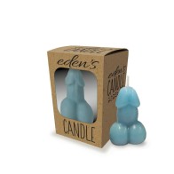 Eden's Blue Penis Candle