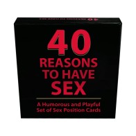 40 Razones para Tener Sexo Cartas