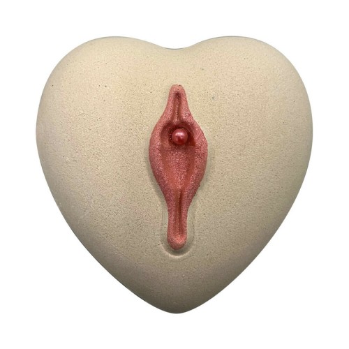 Love Your Pussy Bath Bomb - Vibrating Heart-Shaped Surprise