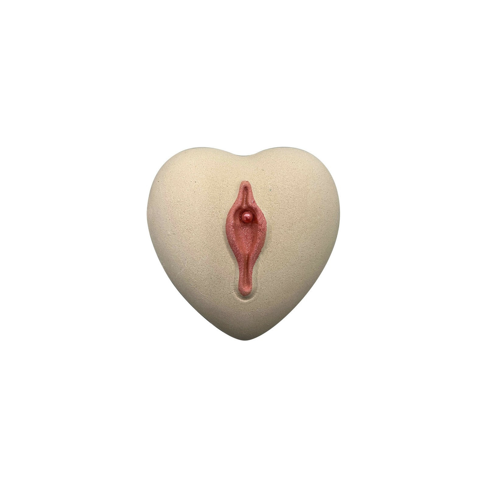 Love Your Pussy Bath Bomb - Vibrating Heart-Shaped Surprise