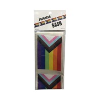 Progress Sash for Pride Events and Celebrations