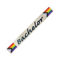 Sash para Progreso de Soltero para Eventos de Orgullo