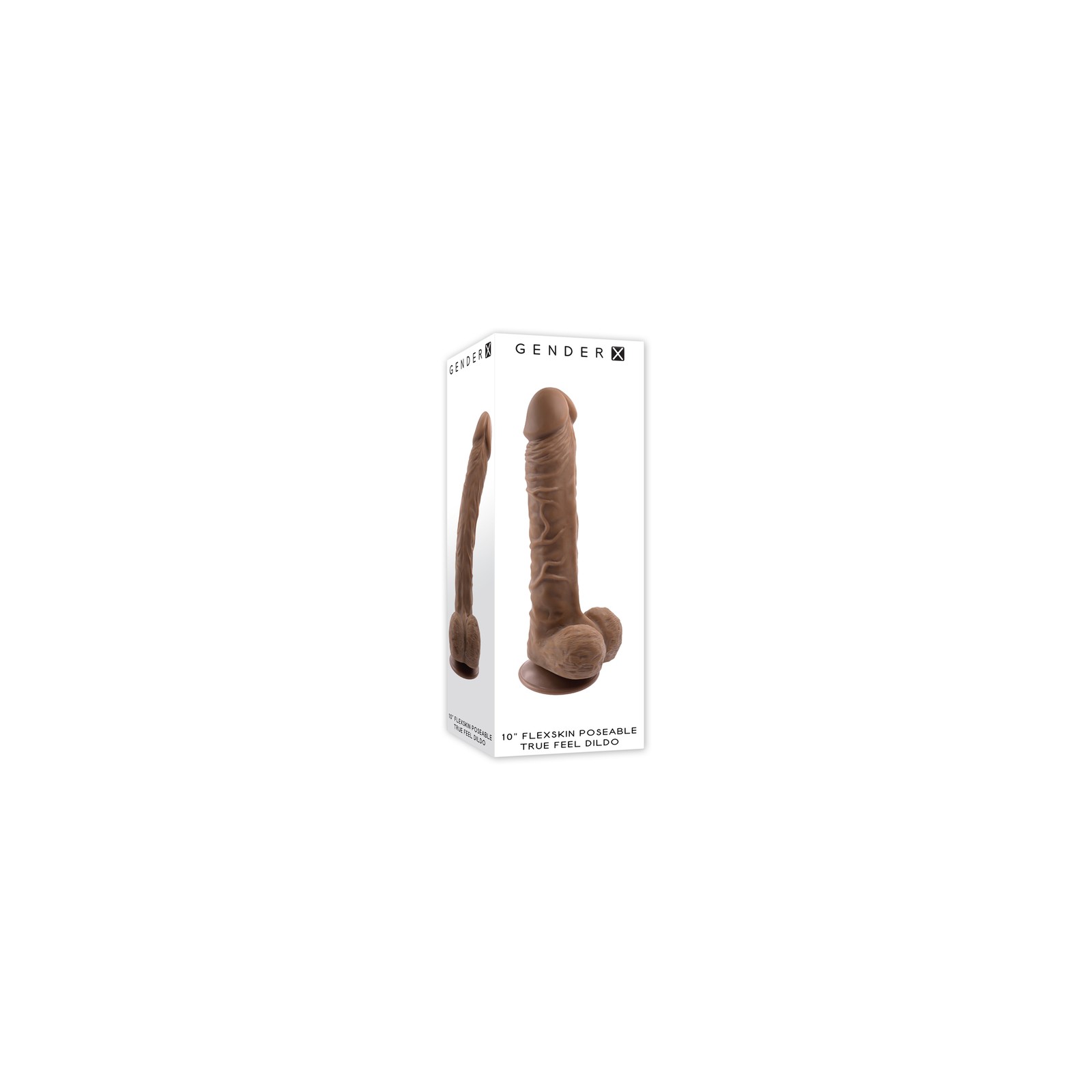 Dildo Flexskin Poseable TrueFeel de 10 in.