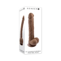 Dildo Flexskin Poseable TrueFeel de 10 in.