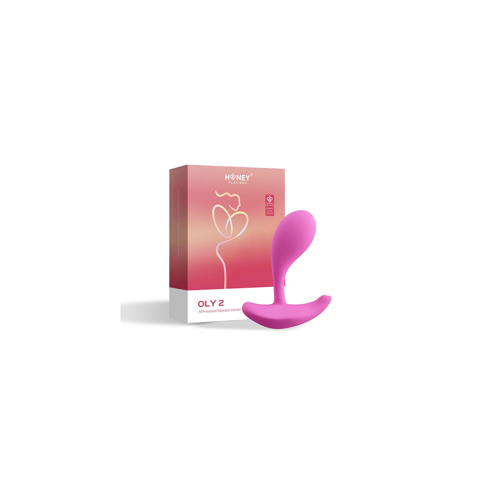 Honey Play Box OLY 2 Vibrador Portátil Habilitado por App