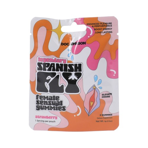 Gummies Sensuales Spanish Fly Fresa 2-Pack