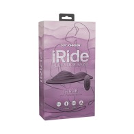 Asiento de Placer iRide Throb Recargable Púrpura Polvoriento