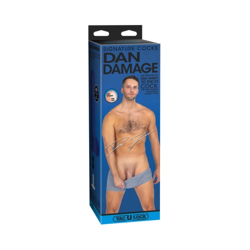 Dildo ULTRASKYN Signature de Dan Damage 10 in.