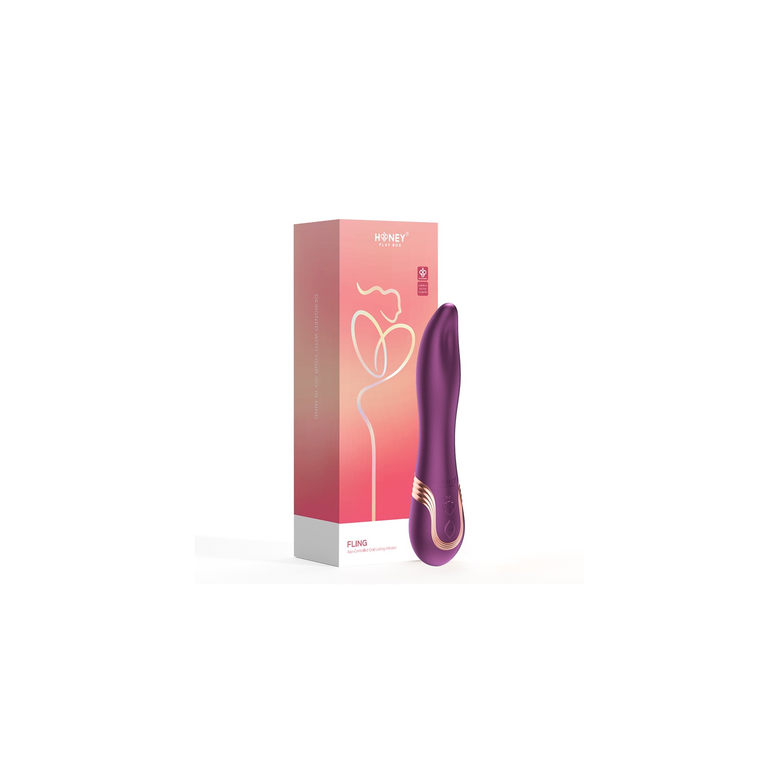 Honey Play Box Fling Tongue Vibrator