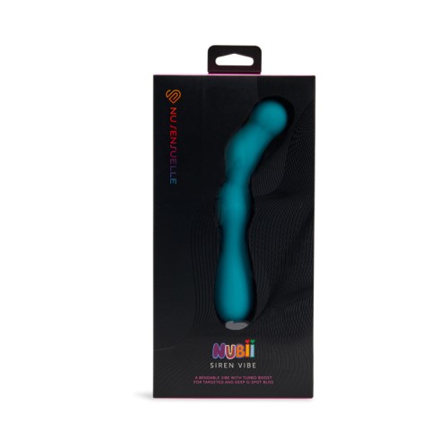 Nu Sensuelle Siren Nubii G-Spot Vibe with Hinge Blue