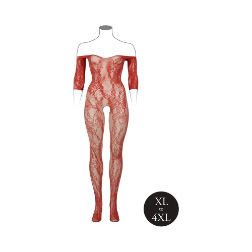 Le Desir Long-Sleeved Lace Bodystocking