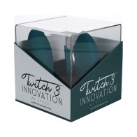 Vibrador Y Succión Silicona Recargable Twitch 3 Verde Bosque