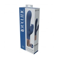 Vibrador Conejito de Silicona Recargable LoveLine Azul/Grey