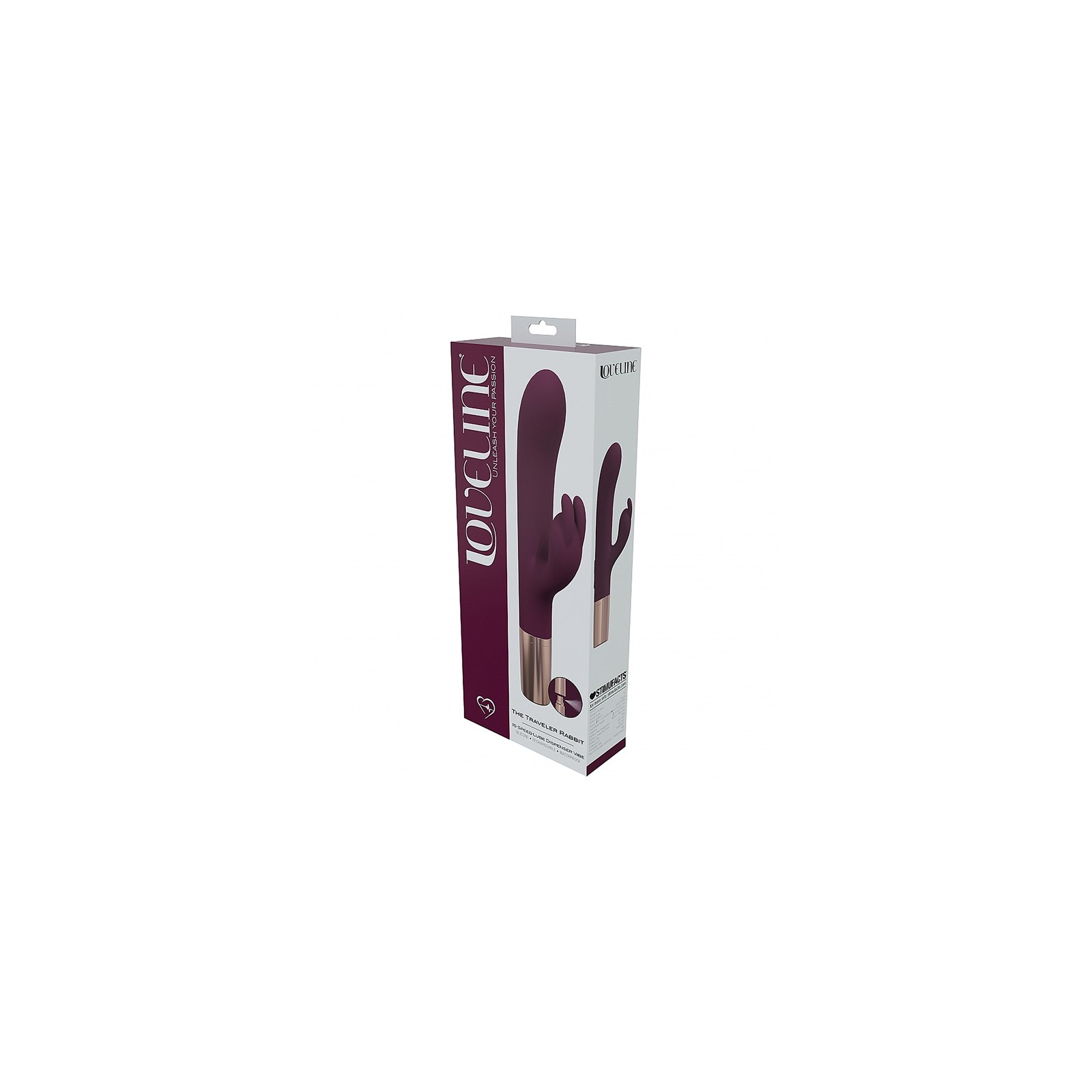 Vibrador Rabbit Silicona LoveLine Traveler - Placer Amigable para Viajes